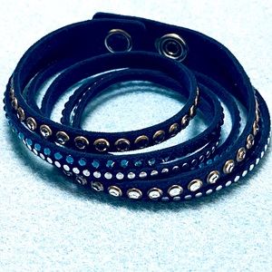 Swarovski Slake Bracelet in denim blue